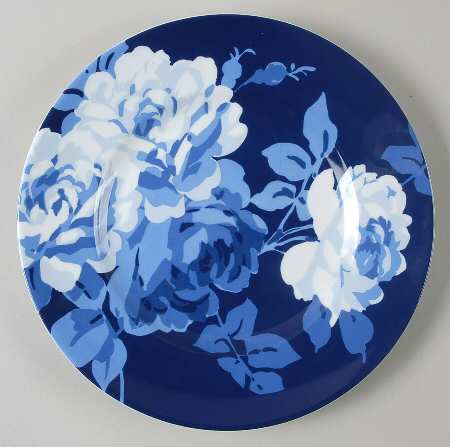 Indigo Rose Salad Plate