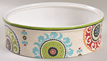 Happy Suzani Tortilla Warmer, No Lid