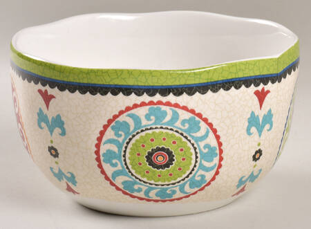 Happy Suzani Soup/Cereal Bowl
