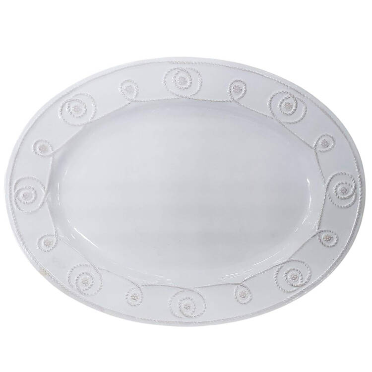 Bianca Braid 16" Oval Serving Platter
