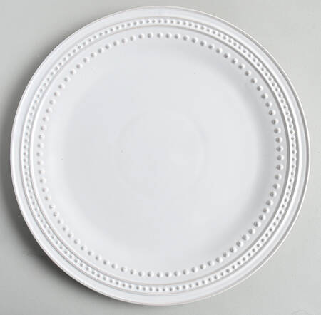 Bianca Bead Dinner Plate