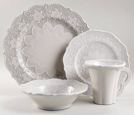 Merletto Antique Lace 4 Piece Place Setting