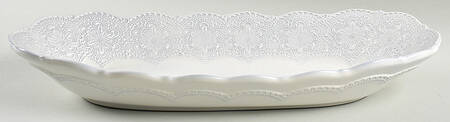 Merletto Antique Lace 16" Oval Vegetable Bowl