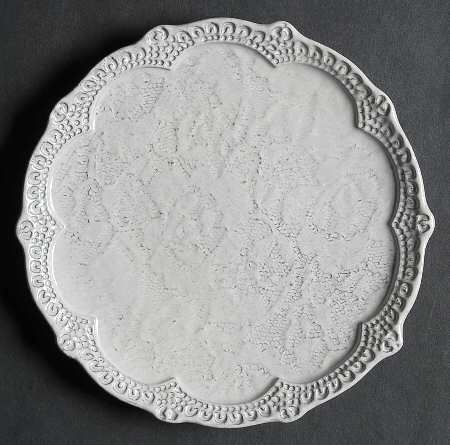 Merletto Antique Lace Canape Plate