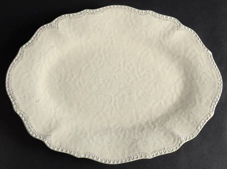 Merletto Antique Lace 13" Oval Serving Platter