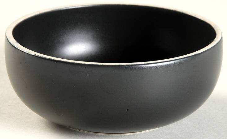 Eclipse Black Oatmeal Bowl