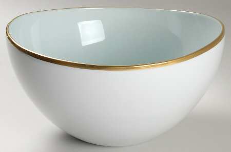 Anna Colors Powder Blue 9" Round Vegetable Bowl