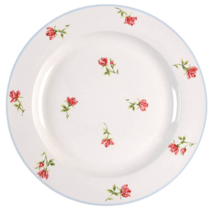 Hathaway Rose Blue 12" Chop Plate (Round Platter)