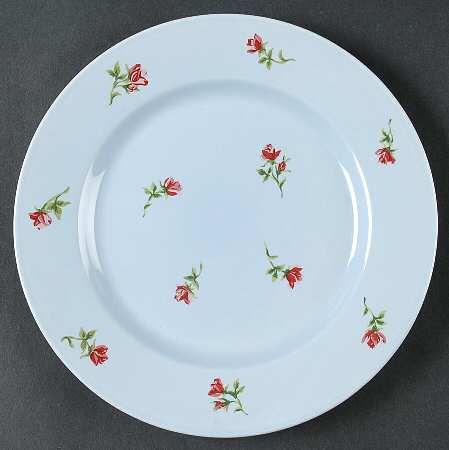 Hathaway Rose Blue Salad Plate