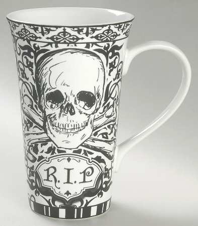 Halloween Skulls Latte Mug