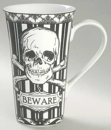 Halloween Skulls Latte Mug