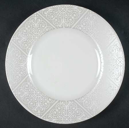 Madrid White Salad Plate