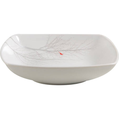 Winter Cardinal Square Soup/Cereal Bowl