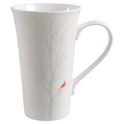 Winter Cardinal Latte Mug by 222 Fifth (PTS)