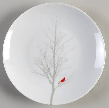 Winter Cardinal Appetizer Plate