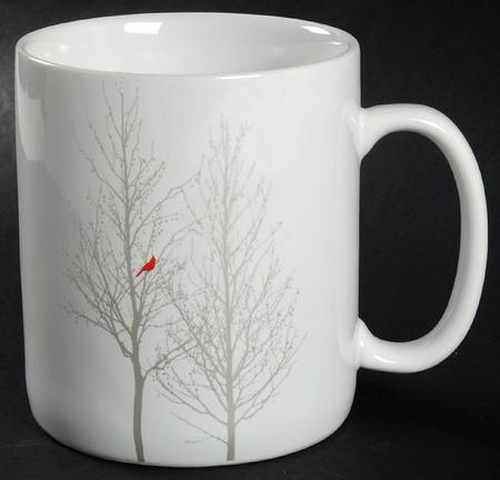 Winter Cardinal Jumbo Mug