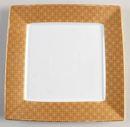 Urban Link Gold Square Dinner Plate