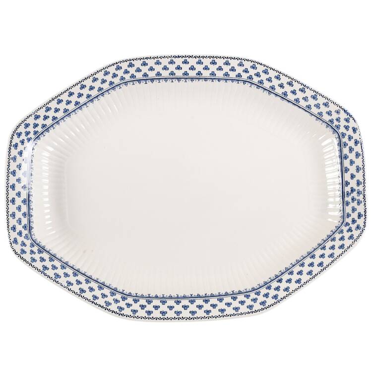 Brentwood (William Adams Back Stamp) 13" Oval Serving Platter
