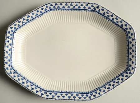 Brentwood (William Adams Back Stamp) 11" Oval Serving Platter