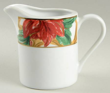 Poinsettia Splendor Creamer