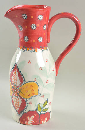 Sliced Persimmon Large Pitcher