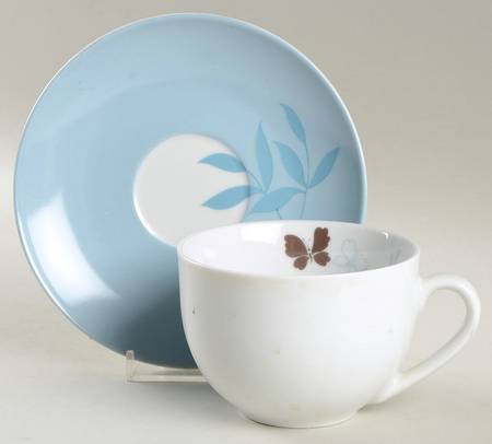 Nottingham Flat Cup & Saucer Set