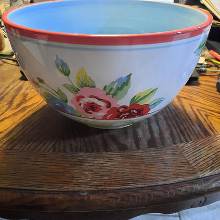 New Country 10" Large Salad Serving Bowl