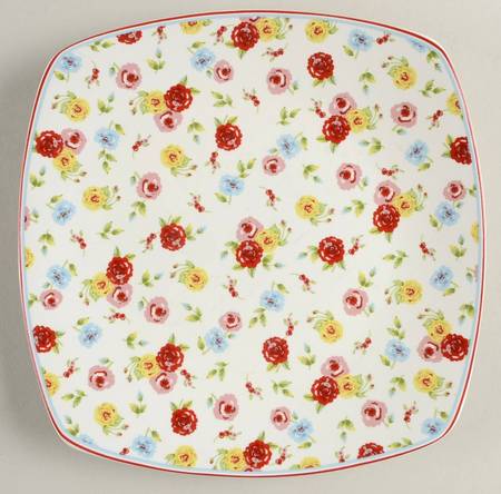 New Country Square Salad Plate