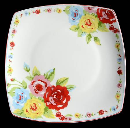 New Country Square Dinner Plate