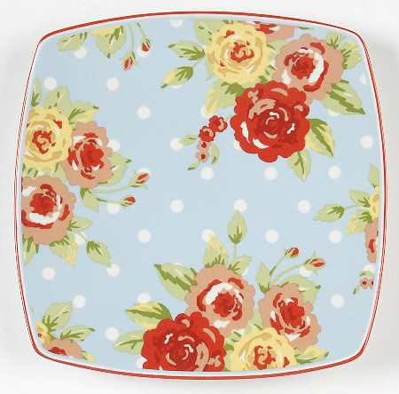 New Country Square Appetizer Plate