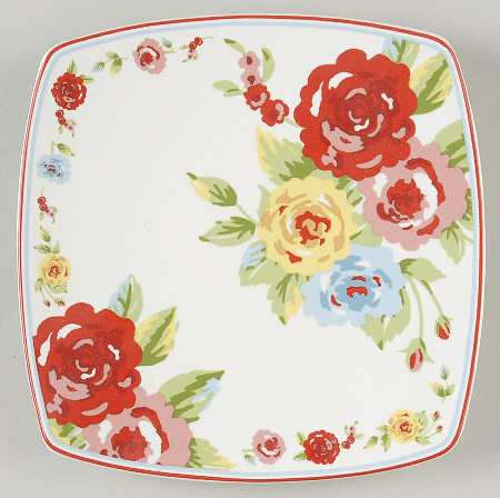 New Country Square Appetizer Plate by 222 Fifth (PTS)