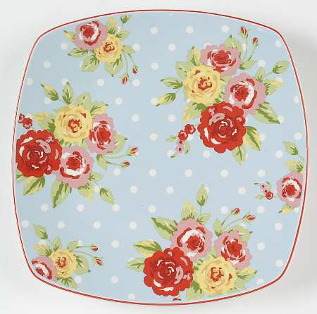 New Country Square Salad Plate