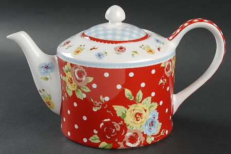 New Country Teapot & Lid