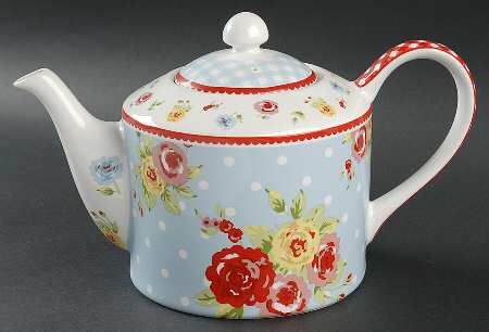 New Country Teapot & Lid
