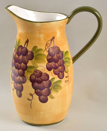 Grape Pattern 100 Oz Pitcher