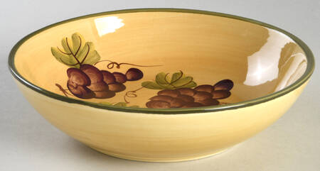 Grape Pattern Individual Soup/Salad Bowl