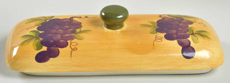 Grape Pattern Lid for Bread Box