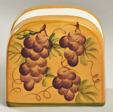 Grape Pattern Napkin Holder