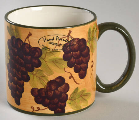 Grape Pattern Mug