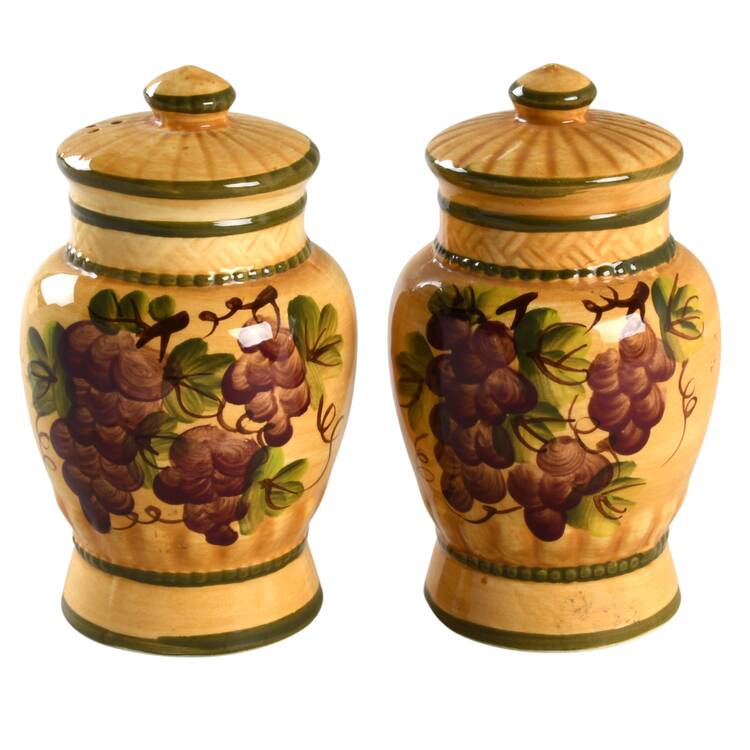 Grape Pattern Salt & Pepper Set