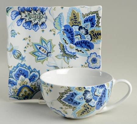 Mirabelle Soup Mug & Plate Set (Uses the Salad Plate)