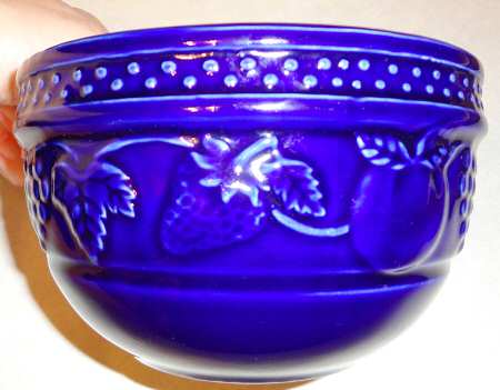ABC1 Blue Medium Mixing Bowl