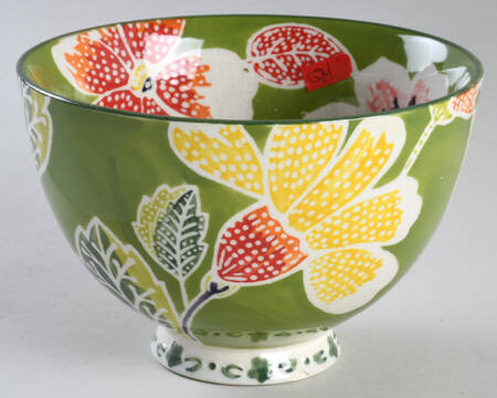 Flame Leaf Soup/Cereal Bowl