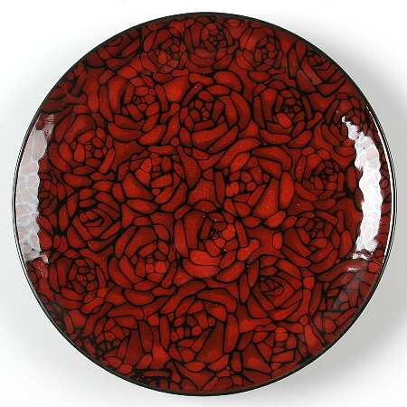 Crimson Rose Salad Plate