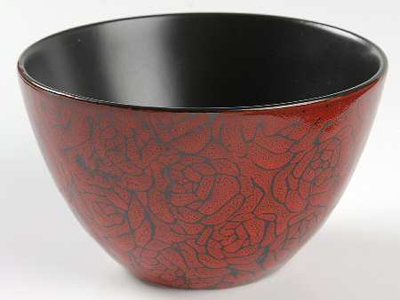 Crimson Rose Soup/Cereal Bowl
