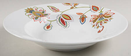 Jacobean Trail Large Rim Soup Bowl