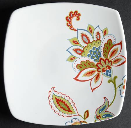 Jacobean Trail Square Appetizer Plate