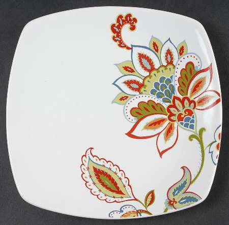 Jacobean Trail Square Salad Plate