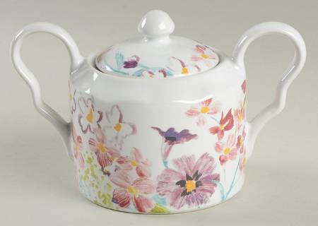 Garden Beauty Sugar Bowl & Lid