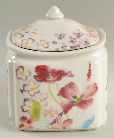 Garden Beauty Small Canister & Lid